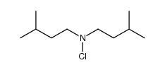 1-Butanamine, N-chloro-3-methyl-N-(3-methylbutyl)- 结构式