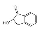 (2S)-2-羟基-2,3-二氢-1H-茚-1-酮 结构式