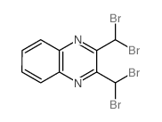 2,3-双(二溴甲基)喹喔啉 结构式