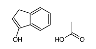 1H-茚-3-醇-3-乙酸酯 结构式