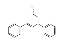 3,5-二苯基-2,4-戊二烯醛 结构式