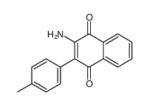 2-氨基-3-(4-甲基苯基)-1,4-萘二酮 结构式