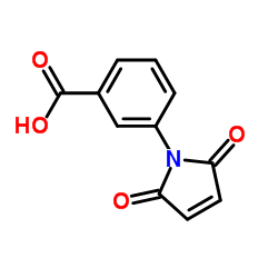 3-马来酰亚胺基苯甲酸 结构式