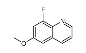 8-氟-6-甲氧基喹啉 结构式