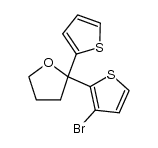 2-(3-溴-2-噻吩基)四氢-2-(2-噻吩基)呋喃 结构式