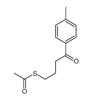 Ethanethioic acid, S-[4-(4-methylphenyl)-4-oxobutyl] ester 结构式