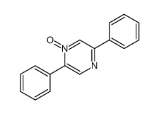 Pyrazine, 2,5-diphenyl-, 1-oxide 结构式