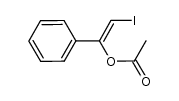 Benzenemethanol, α-(iodomethylene)-, 1-acetate, (αZ)- 结构式