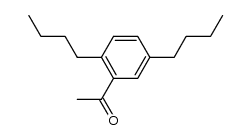 1-(2,5-二丁基苯基)乙酮 结构式