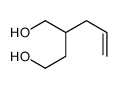 2-(2-丙烯-1-基)-1,4-丁二醇 结构式