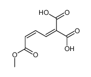 (Z)-1,3-丁二烯-1,1,4-三羧酸-4-甲酯 结构式