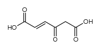 2-Hexenedioic acid, 4-oxo-, (E)- (8CI,9CI) 结构式