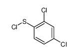 2,4-二氯苯次磺酰氯 结构式
