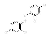 双(2,4-二氯苯基)二硫化物 结构式