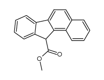 11H-苯并[a]芴-11-羧酸甲酯 结构式