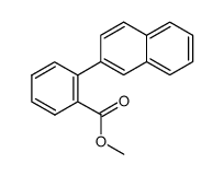 2-(2-萘基)苯甲酸甲酯 结构式
