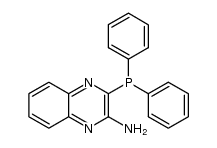2-氨基-3-(二苯基膦基)喹喔啉 结构式