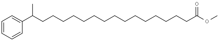 π-甲基苯十七烷酸甲酯 结构式