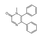 1-甲基-5,6-二苯基-2(1H)-吡嗪酮 结构式