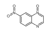 6-硝基喹喔啉-4-氧化物 结构式