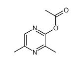 3,5-二甲基-2-吡嗪醇-2-乙酸酯 结构式