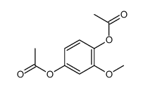 2-甲氧基-1,4-苯二酚二乙酸酯 结构式