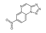7-硝基四唑并[1,5-a]喹喔啉 结构式