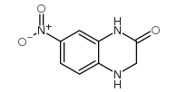 7-硝基-3,4-二氢-1H-喹噁啉-2-酮 结构式