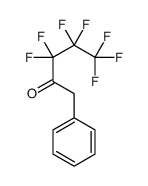 3,3,4,4,5,5,5-七氟-1-苯基-2-戊酮 结构式