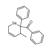 Methanone, (3,6-dihydro-3-methyl-2-phenyl-2H-selenin-2-yl)phenyl-, cis- (9CI) 结构式