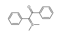 Sulfonium, dimethyl(2-oxo-1,2-diphenylethyl)-, inner salt 结构式