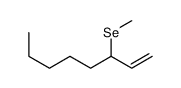 3-(甲基硒基)-1-辛烯 结构式
