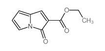 ethyl 3-oxopyrrolizine-2-carboxylate 结构式