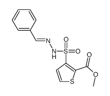 methyl 3-[(benzylideneamino)sulfamoyl]thiophene-2-carboxylate 结构式