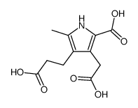 5-羧基-4-羧甲基-2-甲基-1H-吡咯-3-丙酸 结构式