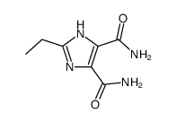 2-乙基-1H-咪唑-4,5-二甲酰胺 结构式