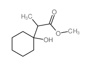 1-羟基-α-甲基环己烷乙酸甲酯 结构式