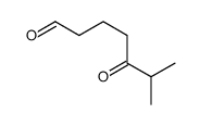 6-甲基-5-氧代庚醛 结构式