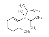 (E)-庚烯基二异丙基硅醇 结构式