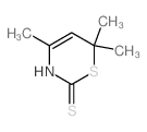 2-巯基-4,6,6-三甲基噻嗪 结构式