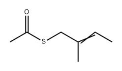 硫代乙酸 S-(2-甲基-2-丁烯-1-基)酯 结构式