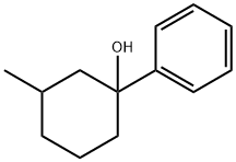3-甲基-1-苯基环己醇 结构式
