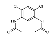 N,N'-(4,6-二氯-1,3-亚苯基)二乙酰胺 结构式
