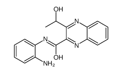 2-Quinoxalinecarboxamide, N-(2-aminophenyl)-3-(1-hydroxyethyl)- 结构式