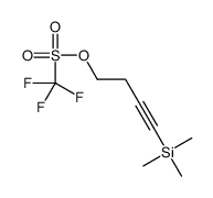 三氟甲磺酸4-(三甲基硅基)-3-丁炔-1-基酯 结构式