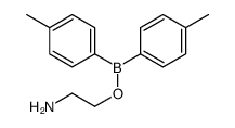 二(4-甲基苯基)次硼酸2-氨基乙酯 结构式