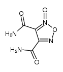 2-oxido-1,2,5-oxadiazol-2-ium-3,4-dicarboxamide 结构式