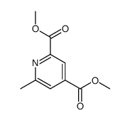 6-甲基-2,4-吡啶二羧酸二甲酯 结构式