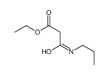 3-氧代-3-(丙基氨基)丙酸乙酯 结构式