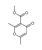 2,6-二甲基-4-氧代-4H-吡喃-3-羧酸甲酯 结构式